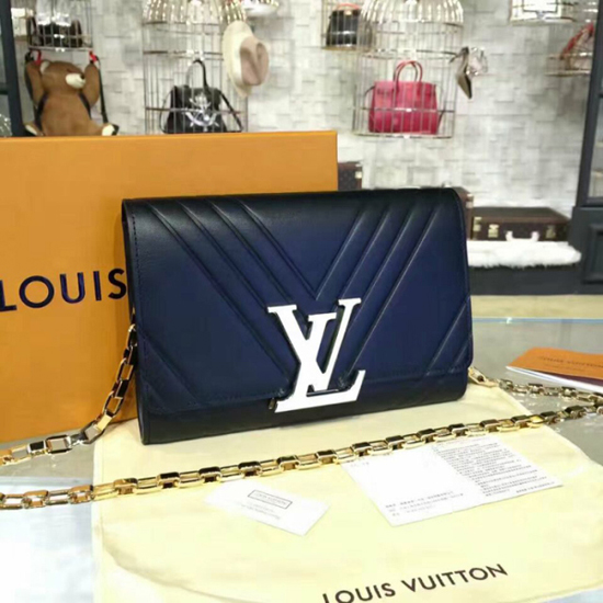 Louis Vuitton M54230 Pochette Louise GM Crossbody Bag Taurillon Leather