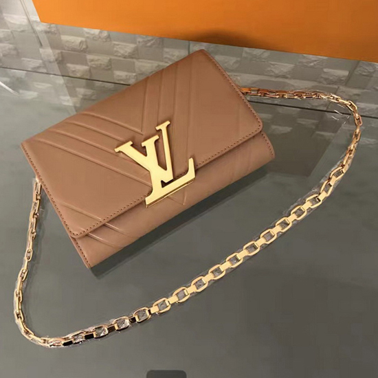 Louis Vuitton M54233 Pochette Louise GM Crossbody Bag Taurillon Leather