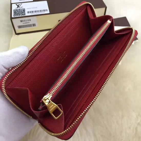Louis Vuitton M60169 Clemence Wallet Monogram Empreinte Leather