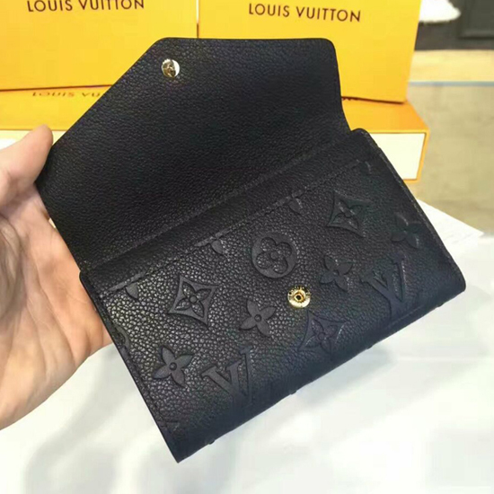 Louis Vuitton M60568 Compact Curieuse Wallet Monogram Empreinte Leather