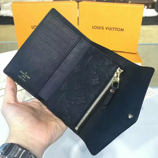Louis Vuitton M60568 Compact Curieuse Wallet Monogram Empreinte Leather