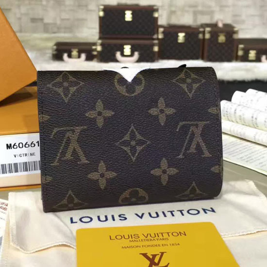 Louis Vuitton M60661 Victorine Wallet Monogram Canvas