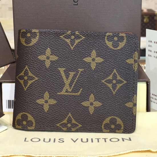Louis Vuitton M60895 Multiple Wallet Monogram Canvas