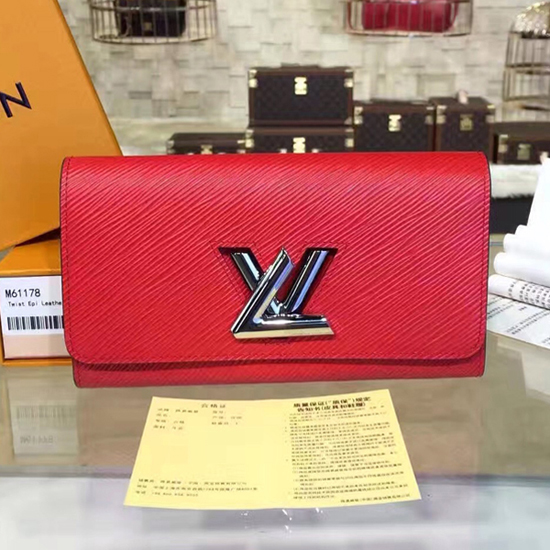 Louis Vuitton M61179 Twist Wallet Epi Leather