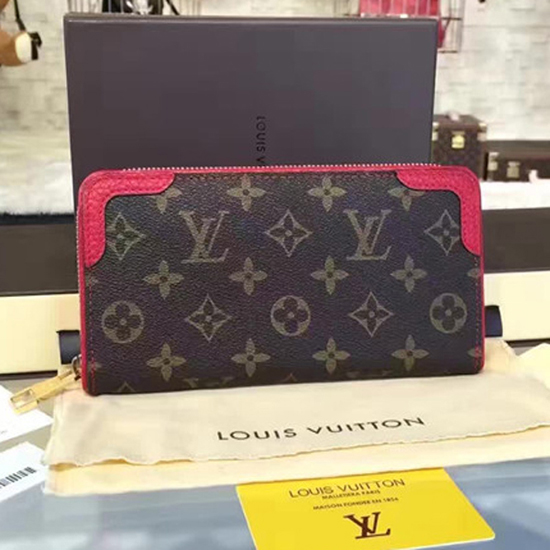 Louis Vuitton M61187 Zippy Wallet Retiro Monogram Canvas
