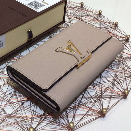 Louis Vuitton M61249 Capucines Wallet Taurillon Leather