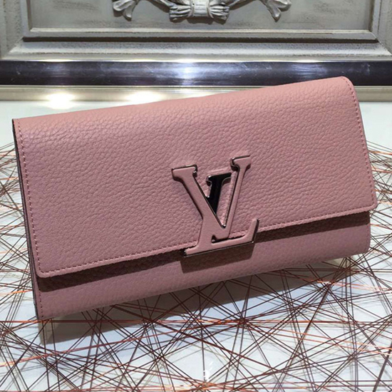 Louis Vuitton M61250 Capucines Wallet Taurillon Leather
