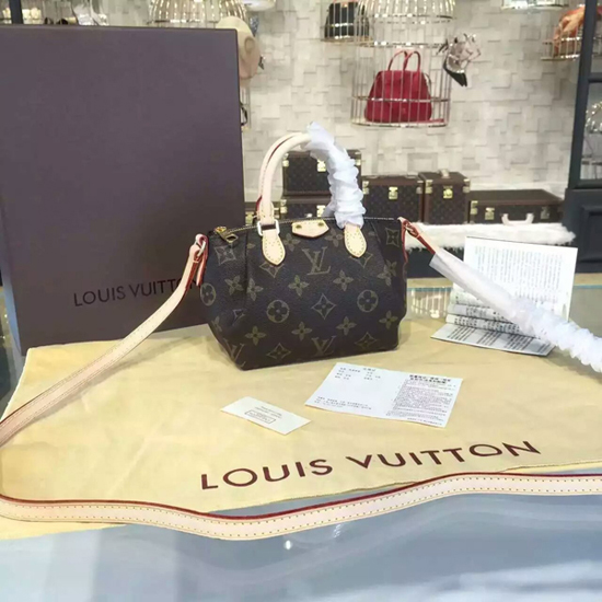 Louis Vuitton M61253 Nano Turenne Crossbody Bag Monogram Canvas