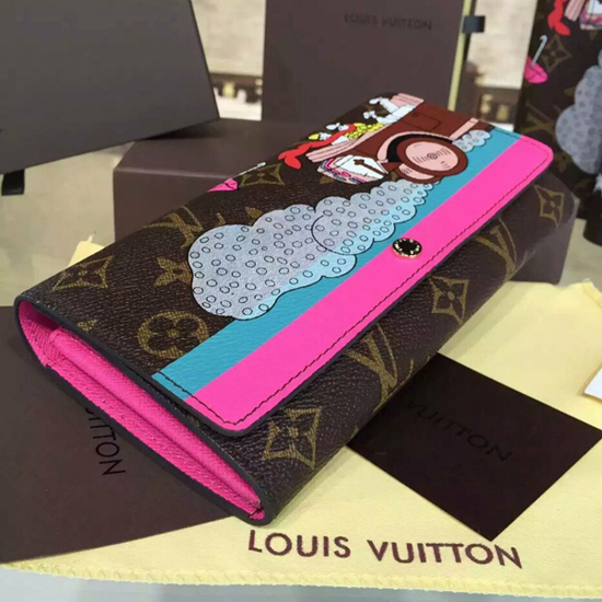 Louis Vuitton M61359 Sarah Wallet Evasion Monogram Canvas