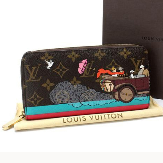 Louis Vuitton M61360 Zippy Wallet Evasion Monogram Canvas