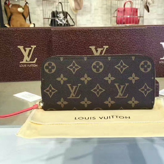 Louis Vuitton M61536 Clemence Wallet Monogram Canvas