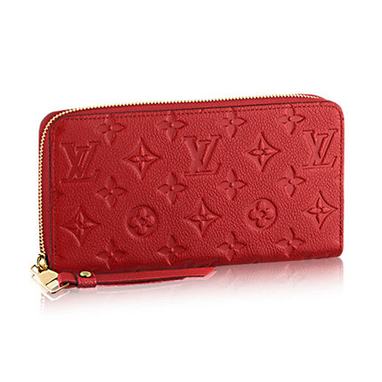 Replica Louis Vuitton Zippy Wallet Monogram Empreinte M60571 BLV985