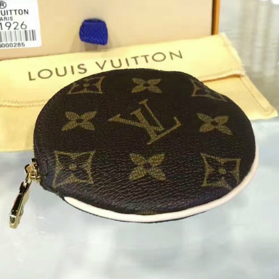 Louis Vuitton M61926 Round Coin Purse Monogram Canvas