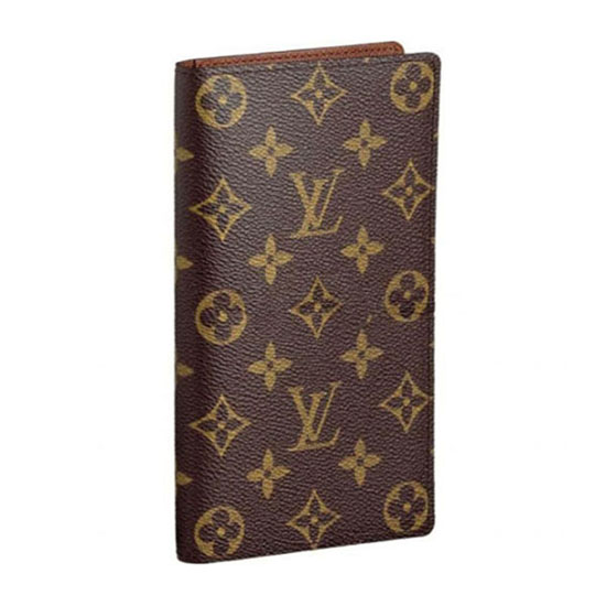 Louis Vuitton M62225 European Checkbook And Card Holder Monogram Canvas