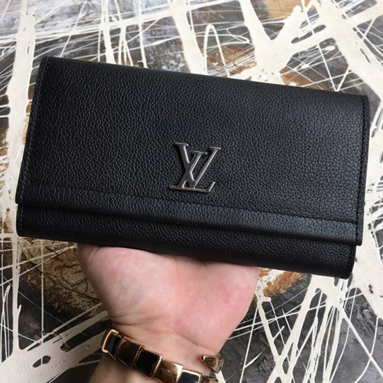 Louis Vuitton M62329 Lockme II Wallet Taurillon Leather