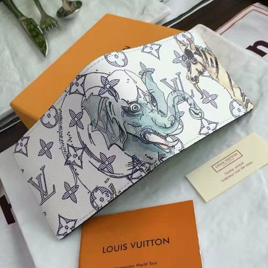 Louis Vuitton M62607 Multiple Wallet Monogram Canvas