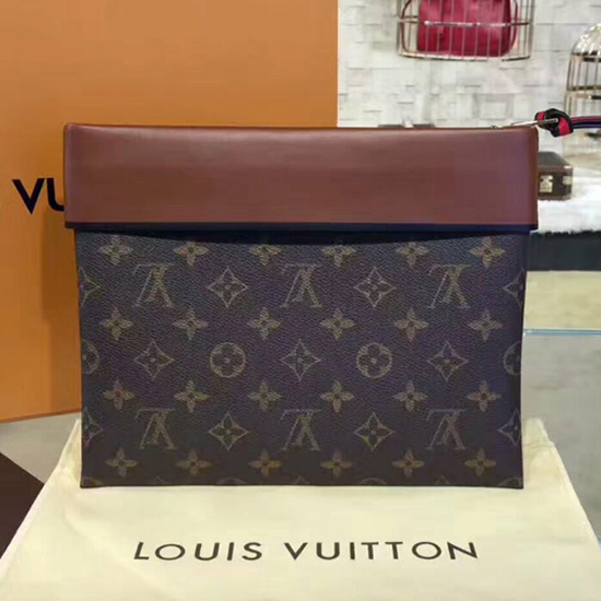 Louis Vuitton M64035 Pochette Tuileries Monogram Coated Canvas