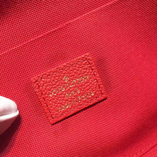 Louis Vuitton M64065 Pochette Felicie Chain Wallet Monogram Empreinte Leather