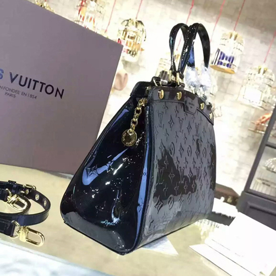 Louis Vuitton M90271 Brea MM Tote Bag Monogram Vernis