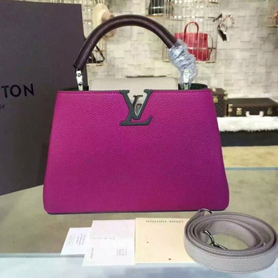 Louis Vuitton M90391 Capucines BB Tote Bag Taurillon Leather