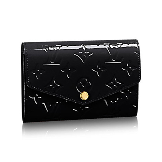 Louis Vuitton M90924 Sarah Compact Wallet Monogram Vernis