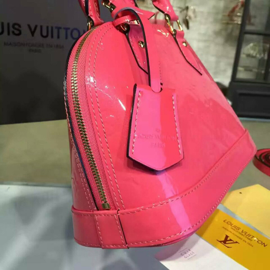 Louis Vuitton M90976 Alma BB Tote Bag Monogram Vernis