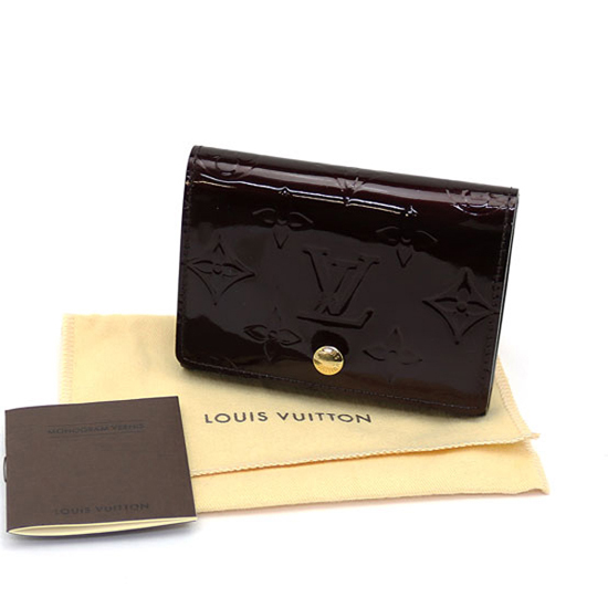 Louis Vuitton M91409 Business Card Holder Monogram Vernis