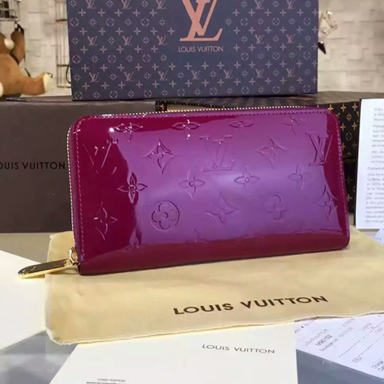 Louis Vuitton M91597 Zippy Wallet Monogram Vernis