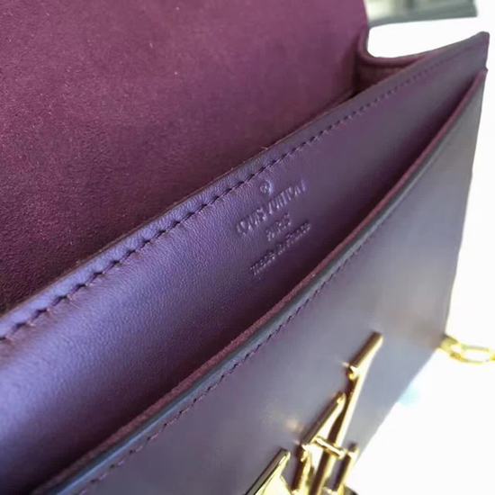 Louis Vuitton M94423 Chain Louise GM Crossbody Bag Taurillon Leather