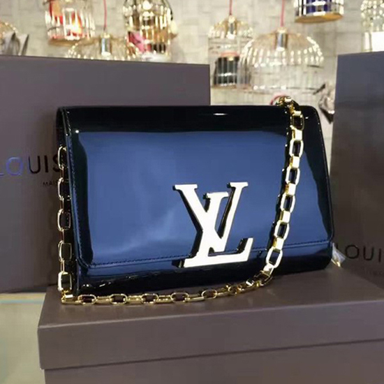 Replica Louis Vuitton M94335 Chain Louise GM Crossbody Bag Taurillon  Leather For Sale