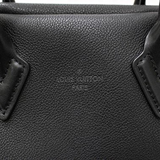 Louis Vuitton M94608 W BB Tote Bag Monogram Velours Veau Cachemire Magnolia Leather