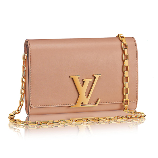 Replica Louis Vuitton M94335 Chain Louise GM Crossbody Bag Taurillon  Leather For Sale