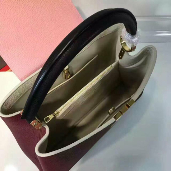 Louis Vuitton M94764 Capucines MM Tote Bag Taurillon Leather