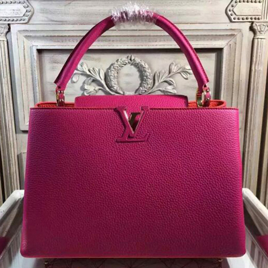 Louis Vuitton M95508 Capucines MM Tote Bag Taurillon Leather