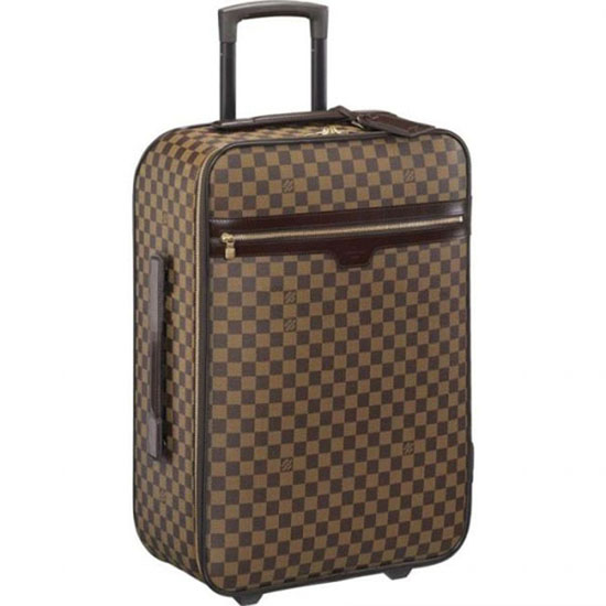 Replica Louis Vuitton N23255 Pegase 60 Rolling Luggage Damier Ebene Canvas  For Sale