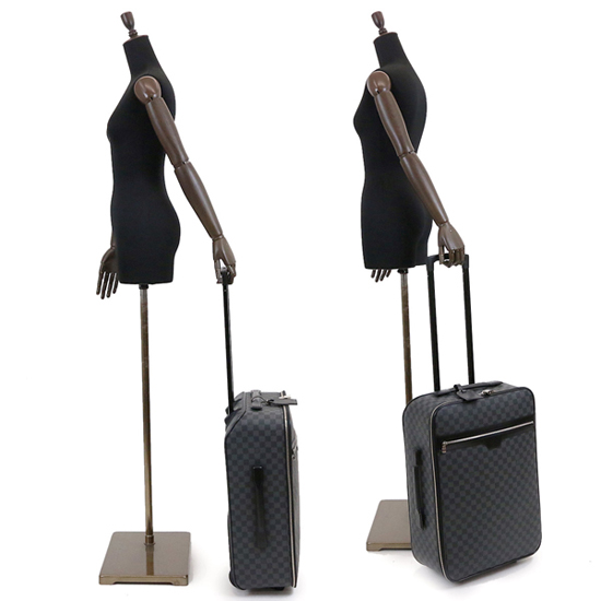 Replica Louis Vuitton N23255 Pegase 60 Rolling Luggage Damier Ebene Canvas  For Sale