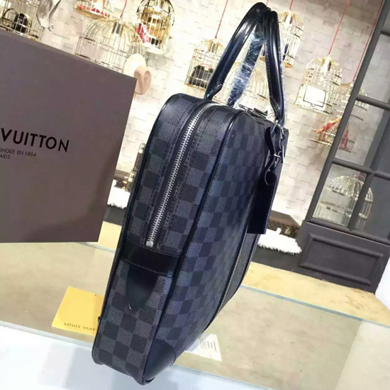 Louis Vuitton N41125 Porte-Documents Voyage Briefcase Damier Graphite Canvas