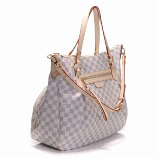 Louis Vuitton N41134 Evora GM Shoulder Bag Damier Azur Canvas