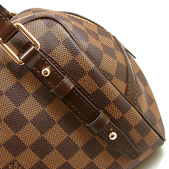 Louis Vuitton N41157 Rivington PM Shoulder Bag Damier Ebene Canvas