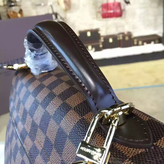 Replica Louis Vuitton N41168 Bergamo MM Shoulder Bag Damier Ebene