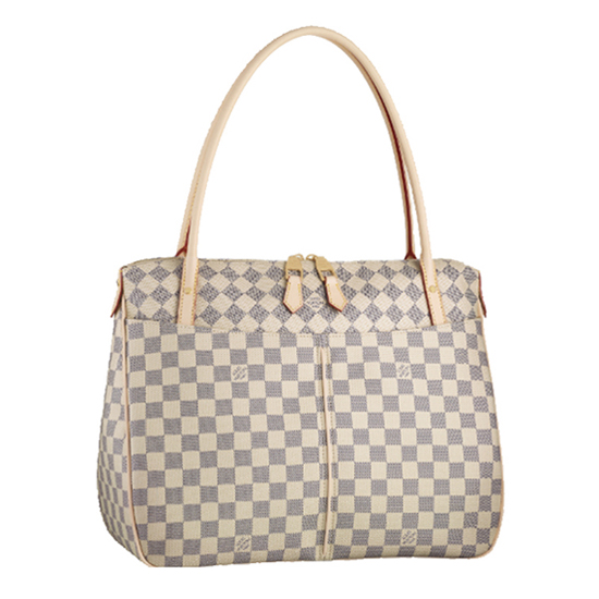 Louis Vuitton N41175 Figheri GM Shoulder Bag Damier Azur Canvas