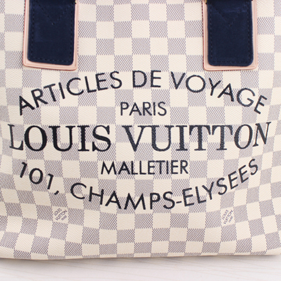 Louis Vuitton N41179 Cabas PM Shoulder Bag Damier Azur Canvas