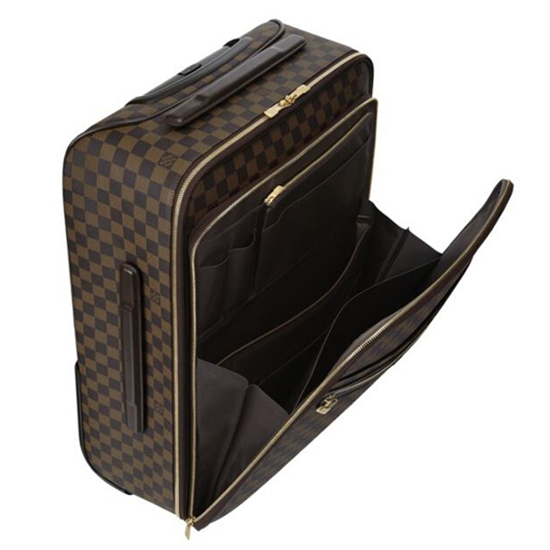 Louis Vuitton N41187 Pegase 55 Business Rolling Luggage Damier Ebene Canvas