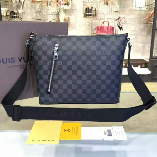 Louis Vuitton N41211 Mick PM Messenger Bag Damier Graphite Canvas