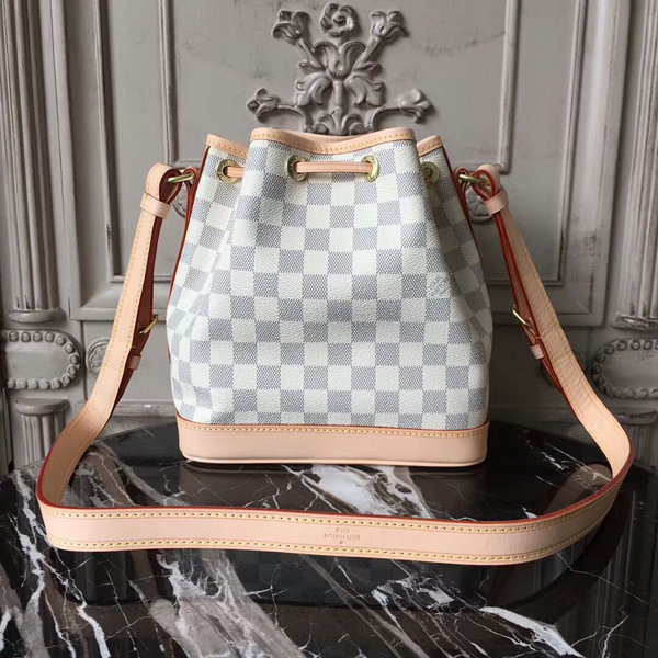 Louis Vuitton N41220 Noe BB Shoulder Bag Damier Azur Canvas