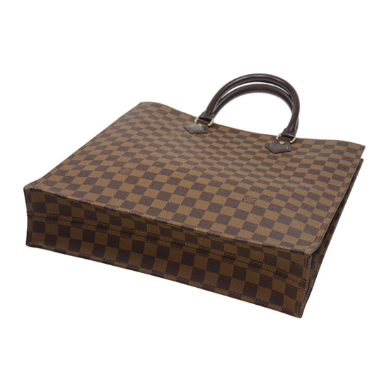 Louis Vuitton N41225 Sac Plat NM Tote Bag Damier Ebene Canvas