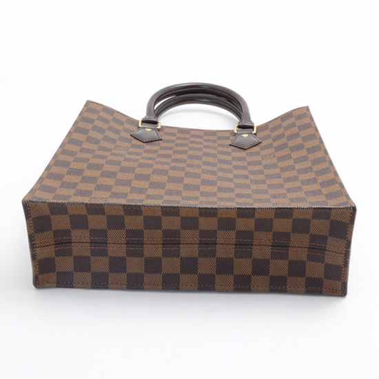 Louis Vuitton N41226 Sac Plat PM Tote Bag Damier Ebene Canvas