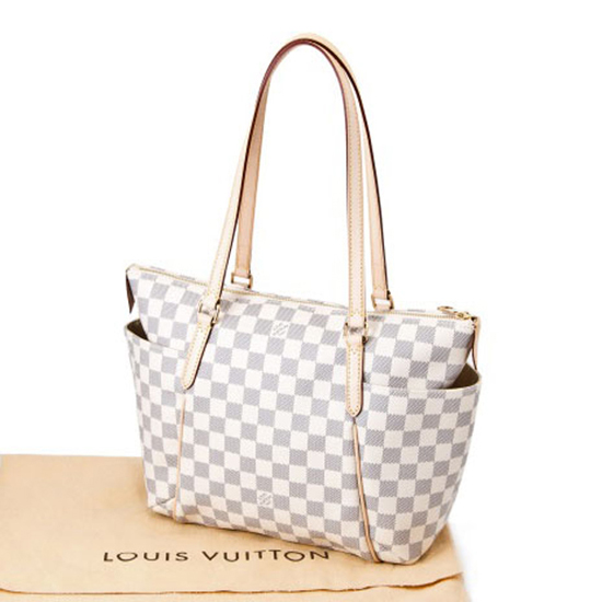 Louis Vuitton N41280 Totally PM Shoulder Bag Damier Azur Canvas