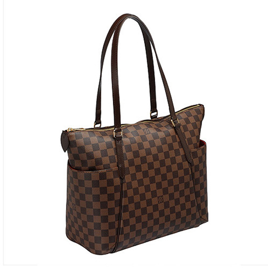 Louis Vuitton N41281 Totally MM Shoulder Bag Damier Ebene Canvas