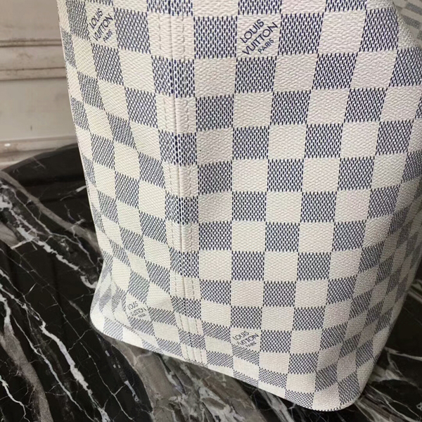 Louis Vuitton N41360 Neverfull GM Shoulder Bag Damier Azur Canvas